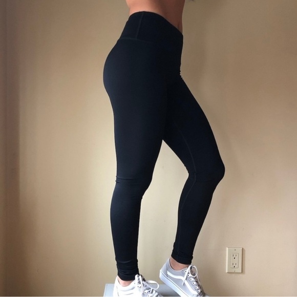 90 Degree By Reflex Pants - 90 Degree By Reflex Black Activewear Leggings